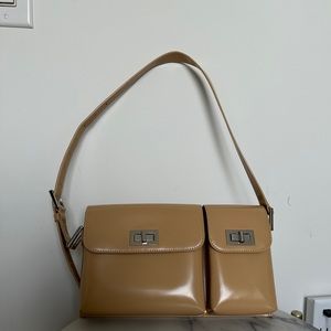 By Far Billy Shoulder Bag Tan - out of stock everywhere